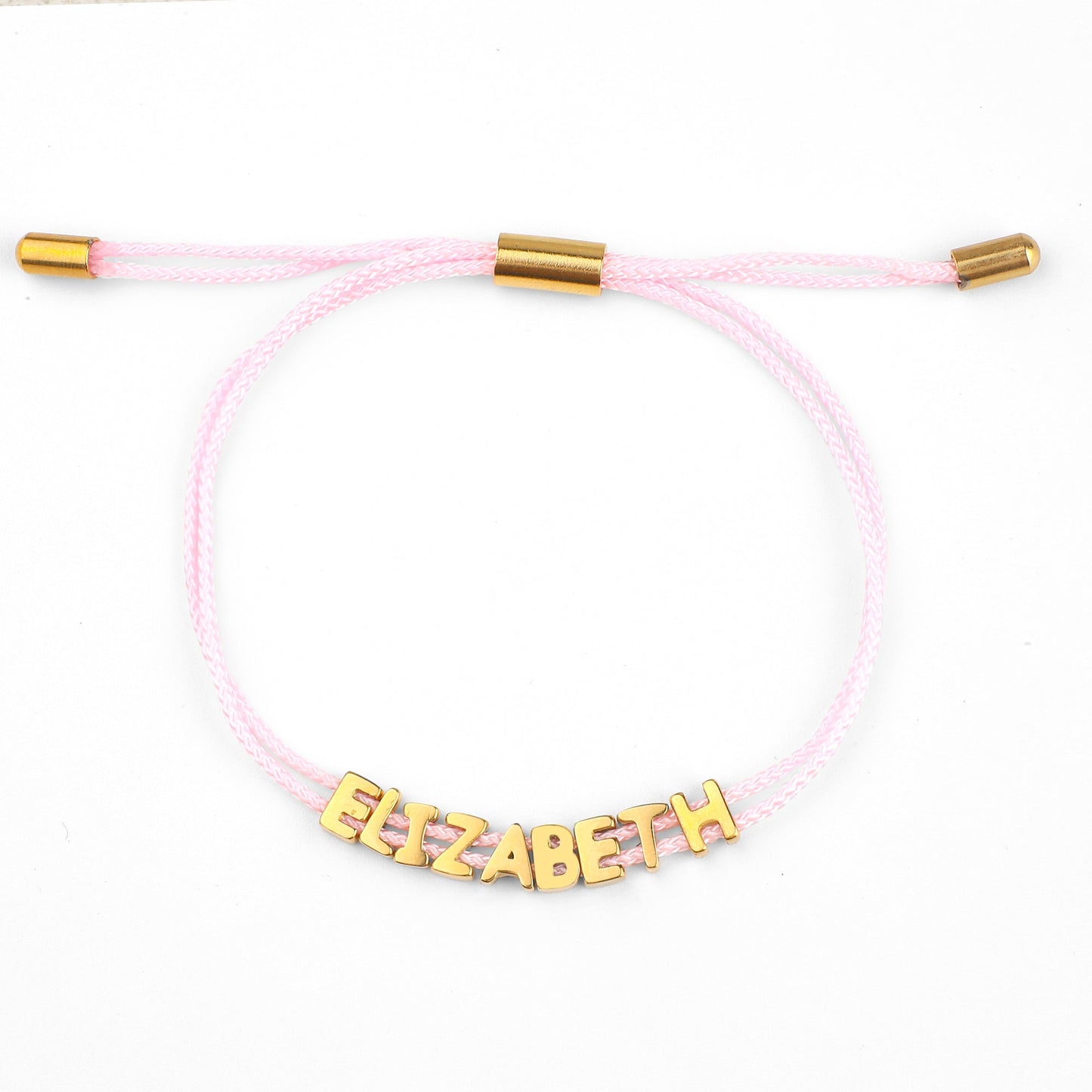 Customized Adjustable Name Bracelet