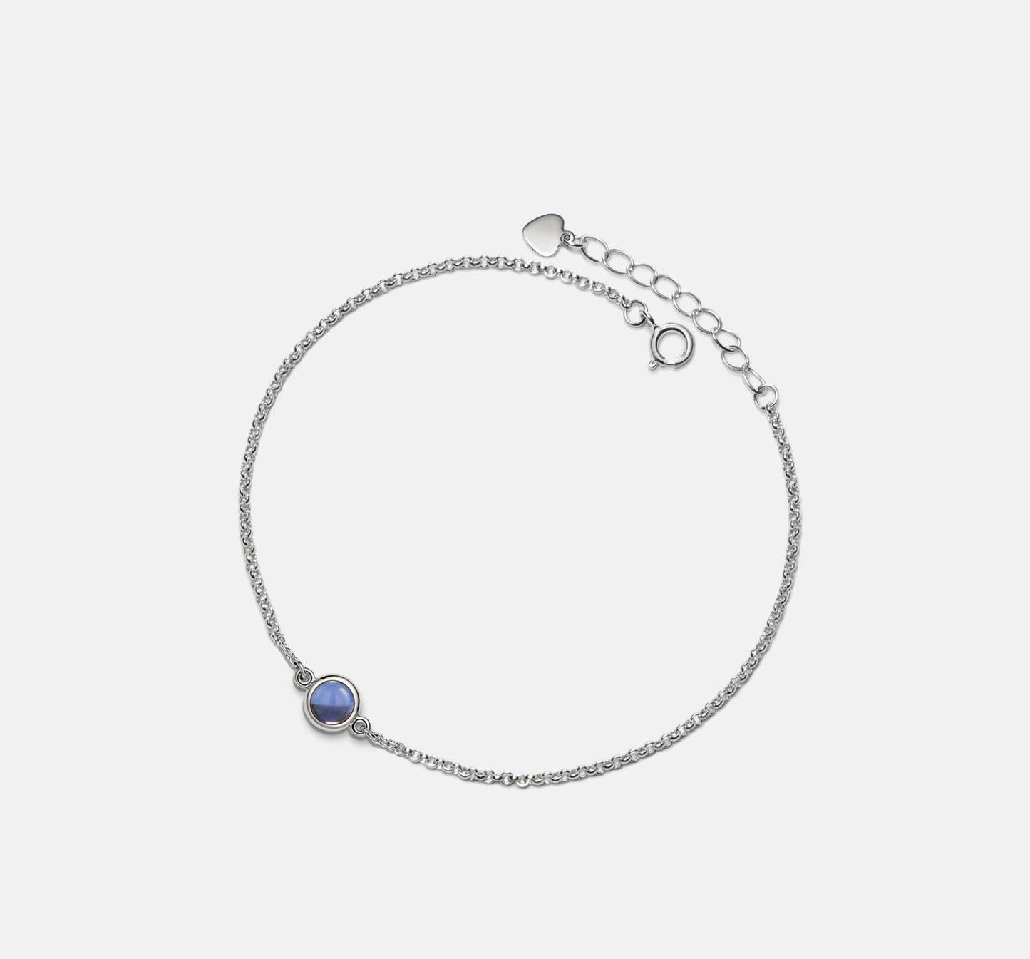 Custom Photo Projection Anklet Minimalist Design