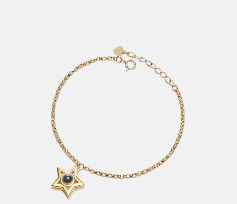 Custom Star Projection Bracelet with Picture