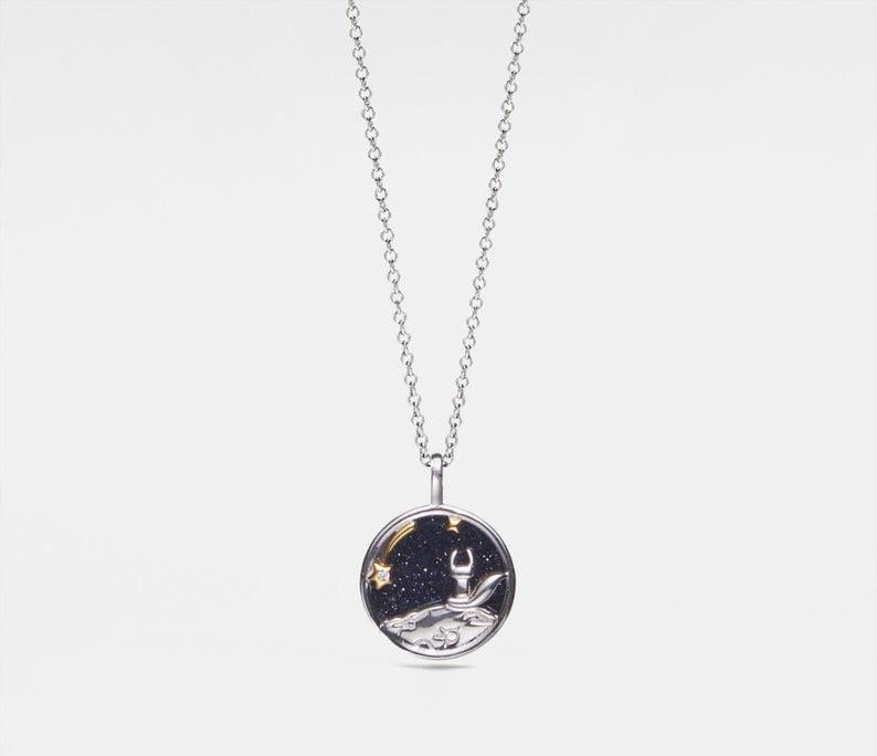 Little Prince Couples Sterling Silver Necklace