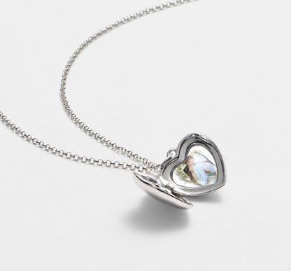 Personalized Sterling Silver Heart Locket Bracelet