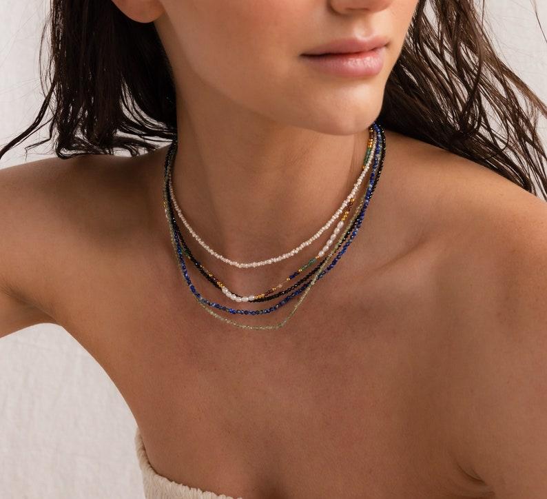 Delicate Beaded Layering Necklaces