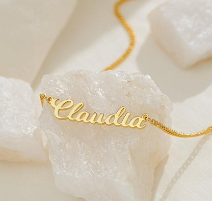 Personalized 18K Gold Plated Name Necklace