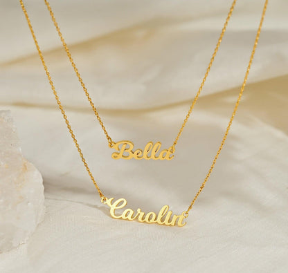 Personalized Gold Layered Name Necklace