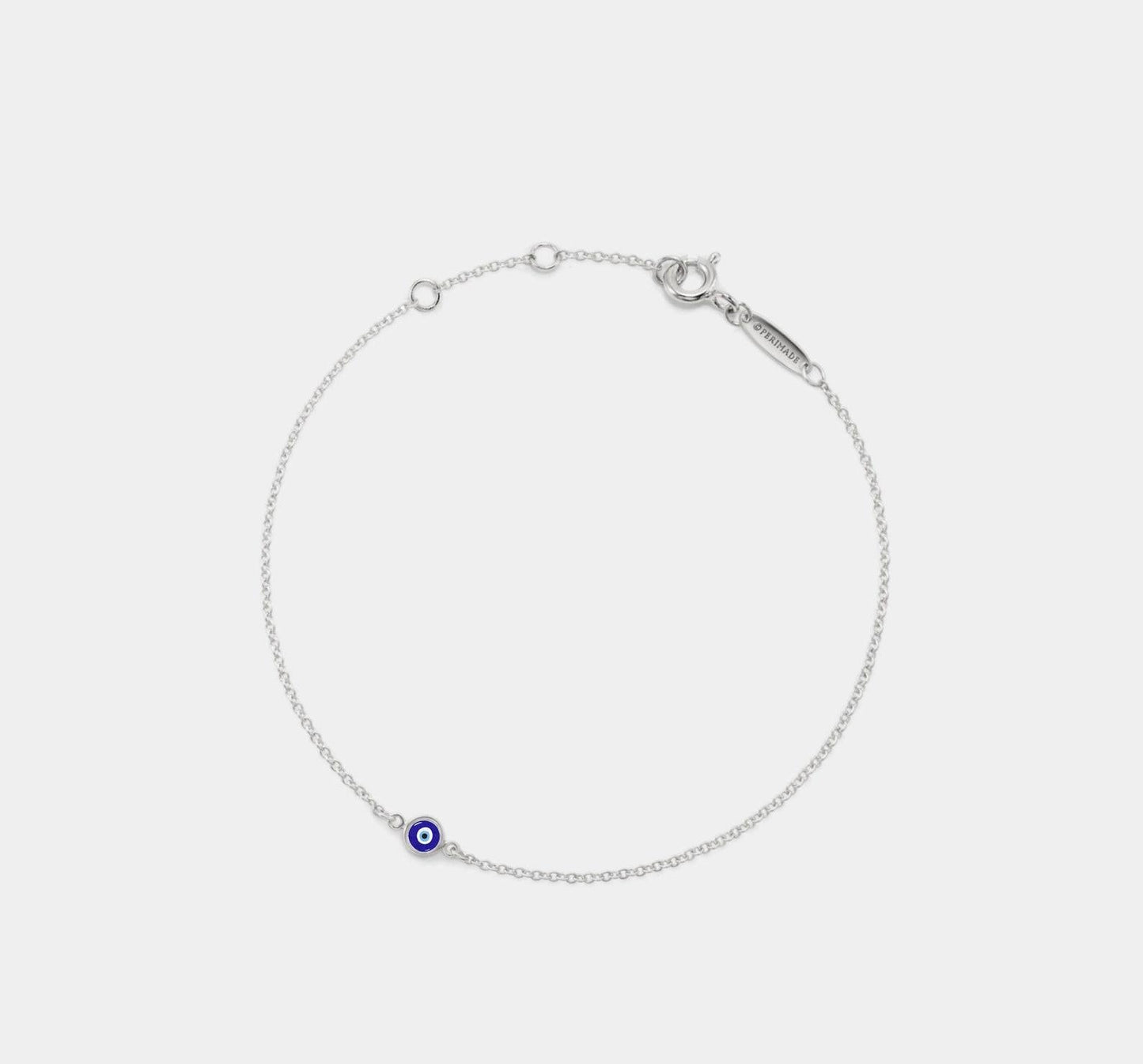 Turkish Evil Eye Charm Bracelet in Sterling Silver