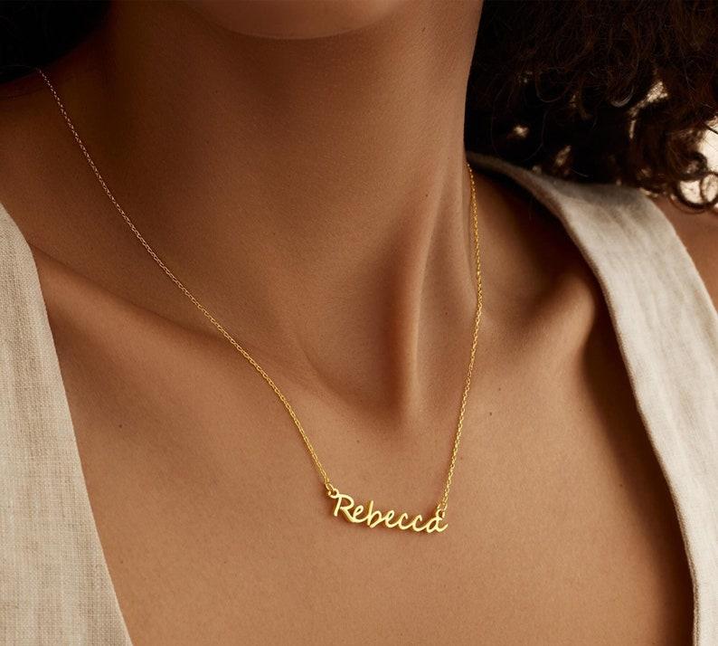 Personalized Gold Name Necklace