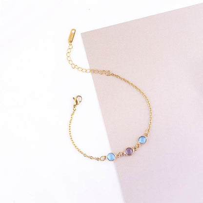 Custom Birthstone Bracelet