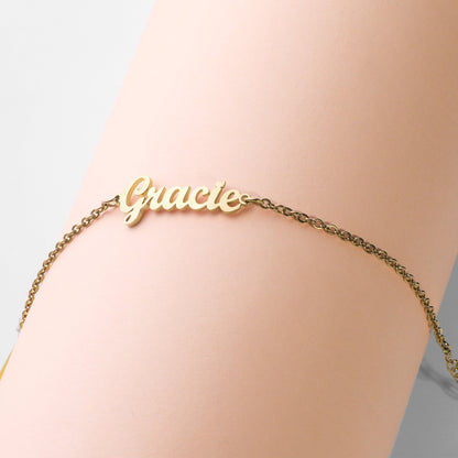 Personalized Name Anklet