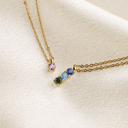 Personalized Birthstone Necklace