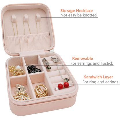 Travel Jewelry Organizer Case