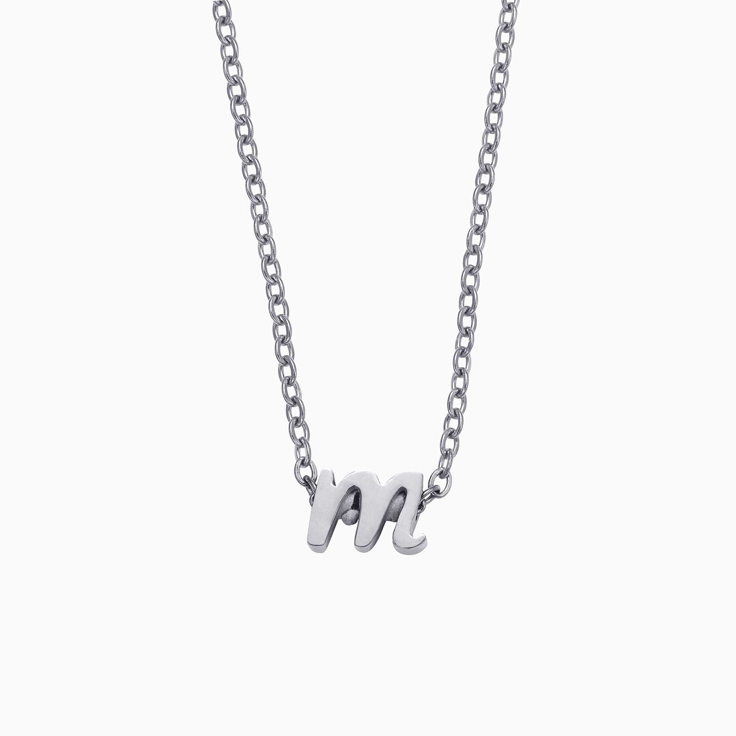 Personalized Initial Script Necklace