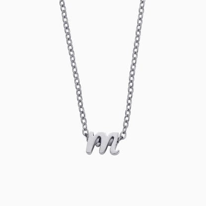 Personalized Initial Script Necklace