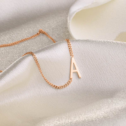 Slim Initial Necklace