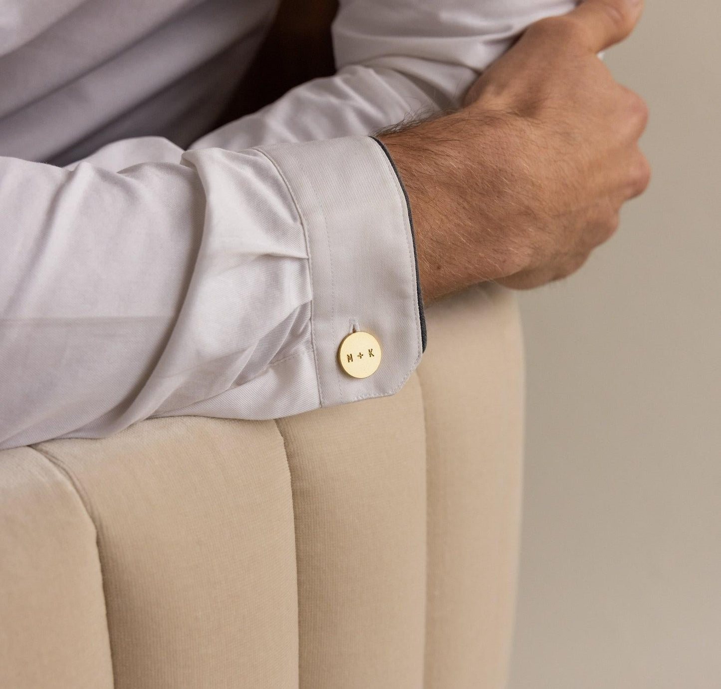 Custom Engraved Handwriting Cufflinks