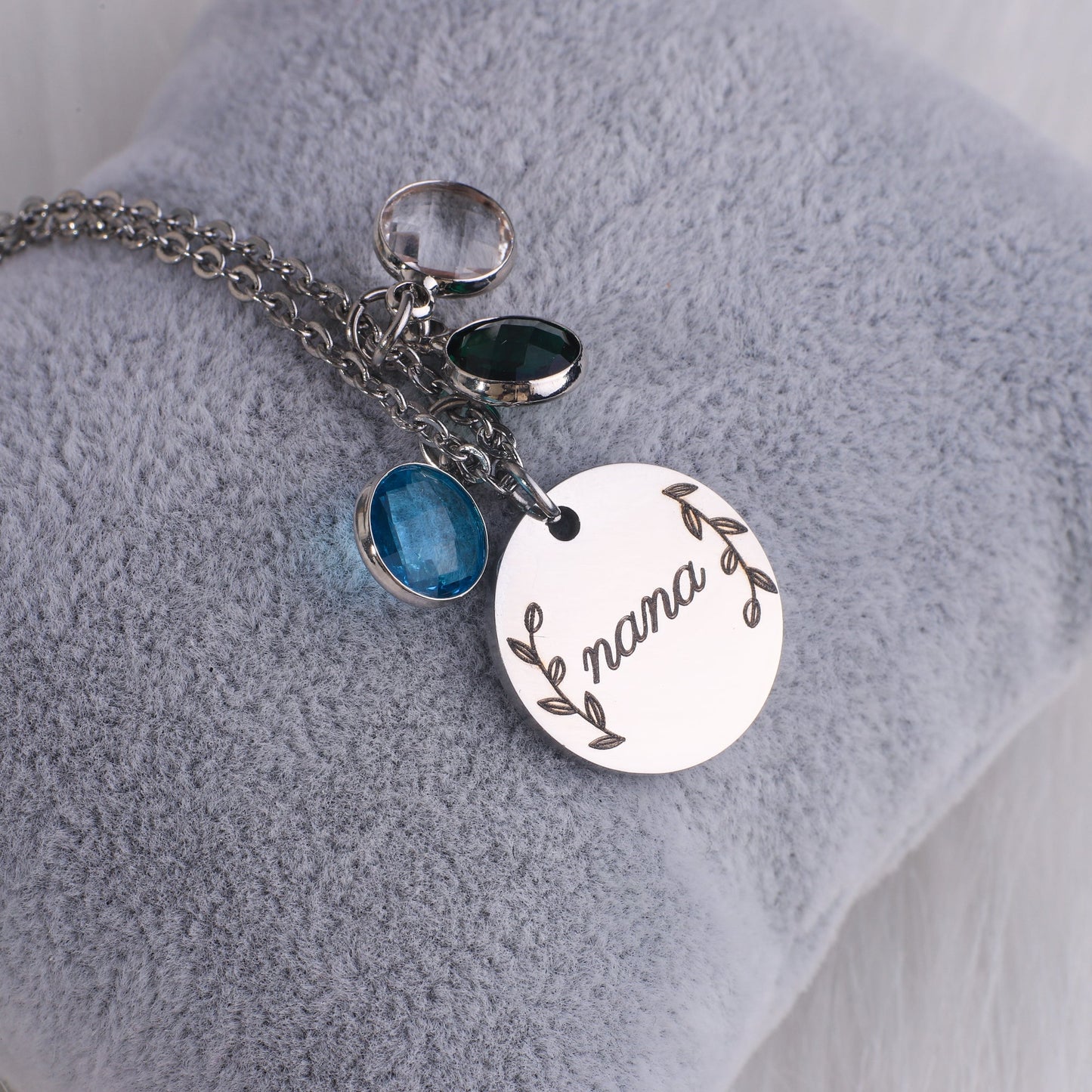 Personalized Birthstone Pendant Necklace