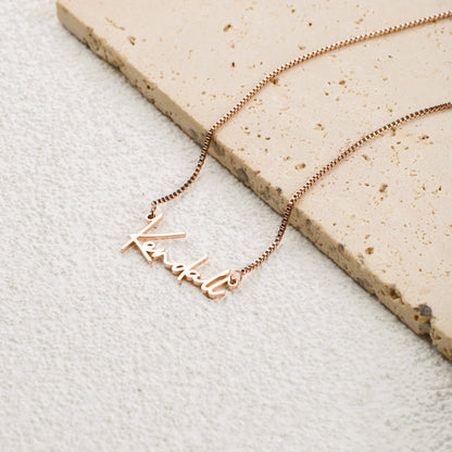 Personalized Modern Name Necklace