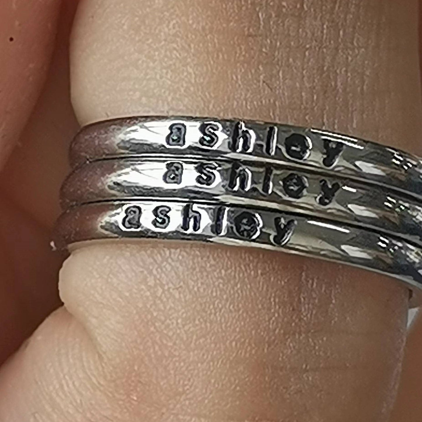 Personalized 2mm Engraved Stacking Ring