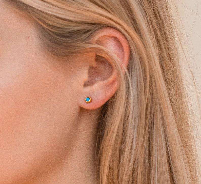 Turquoise Stud Earrings for Minimalist Style