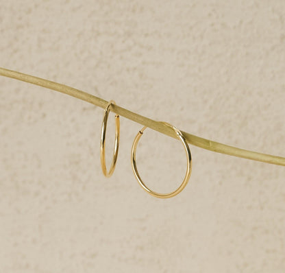 Dainty Gold Hoop Earrings