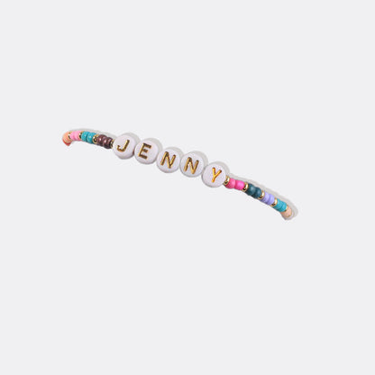 Personalized Beaded Name Bracelet