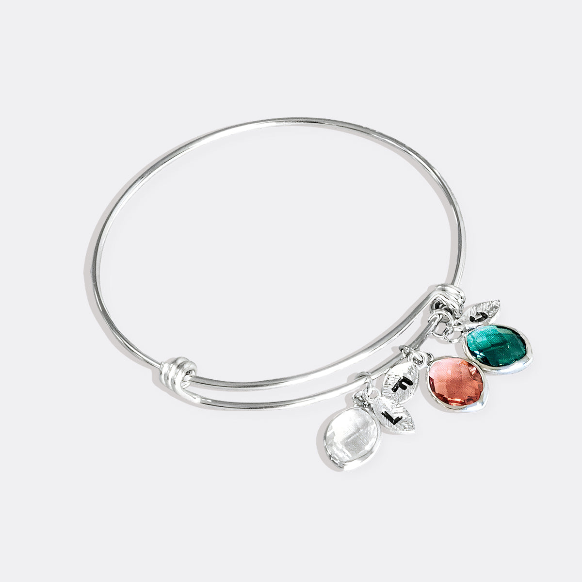 Personalized Birthstone Charm Bracelet