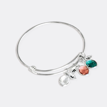 Personalized Birthstone Charm Bracelet