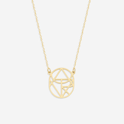 Personalized Minimalist Monogram Necklace