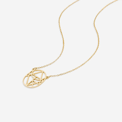 Personalized Minimalist Monogram Necklace