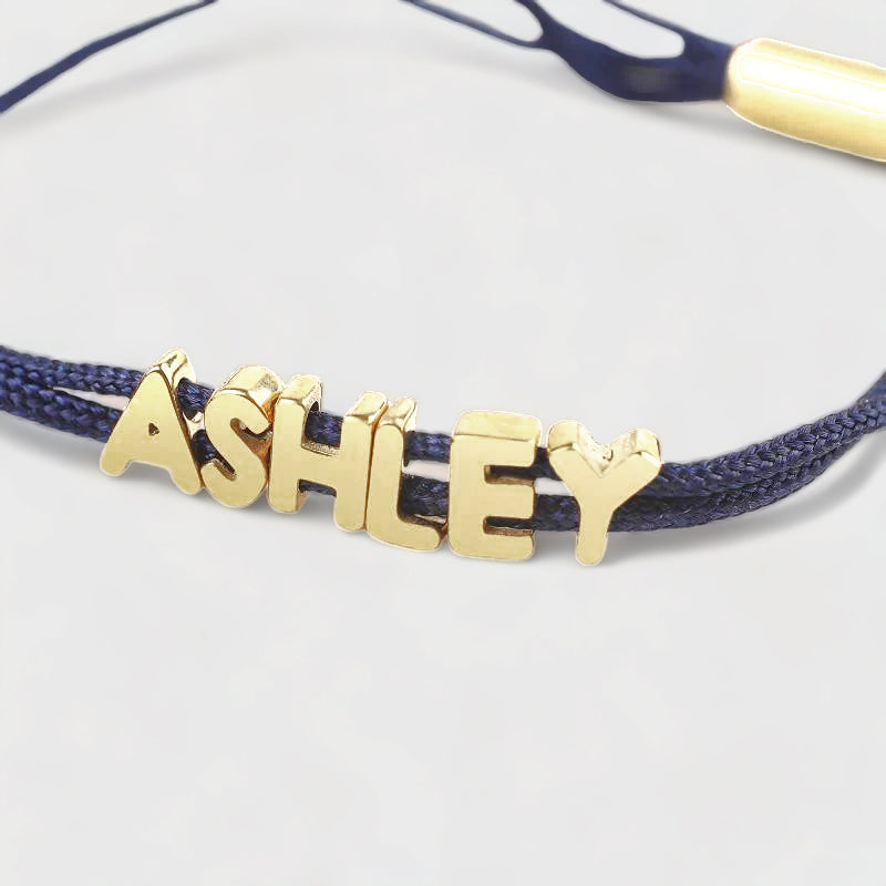 Customized Adjustable Name Bracelet