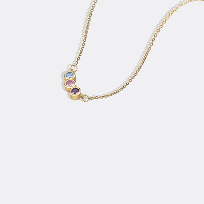 Personalized Birthstones Necklace