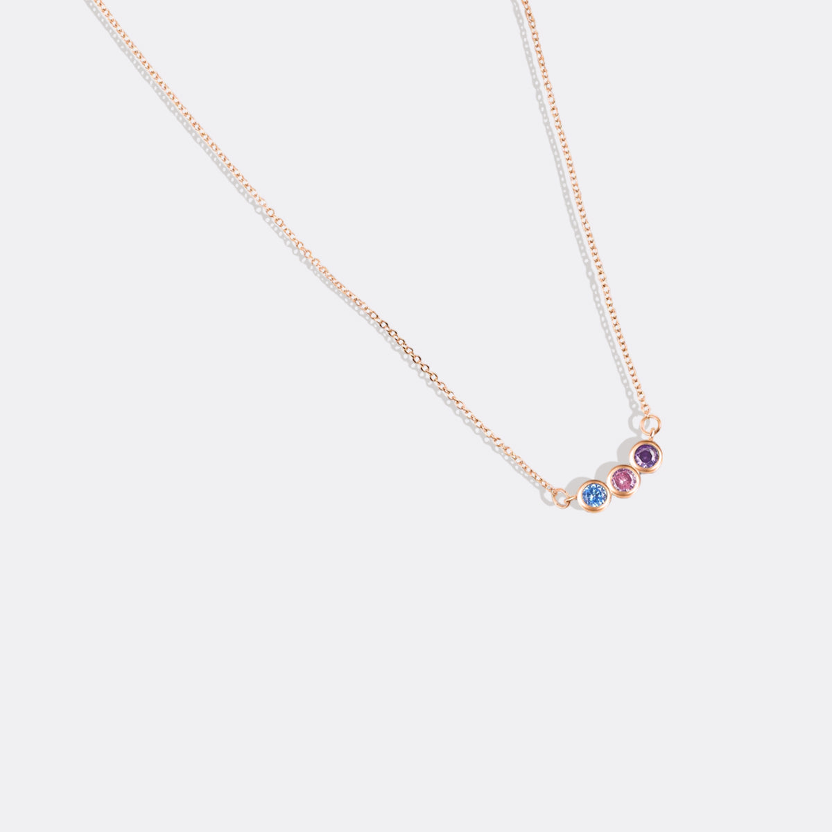 Personalized Birthstones Necklace