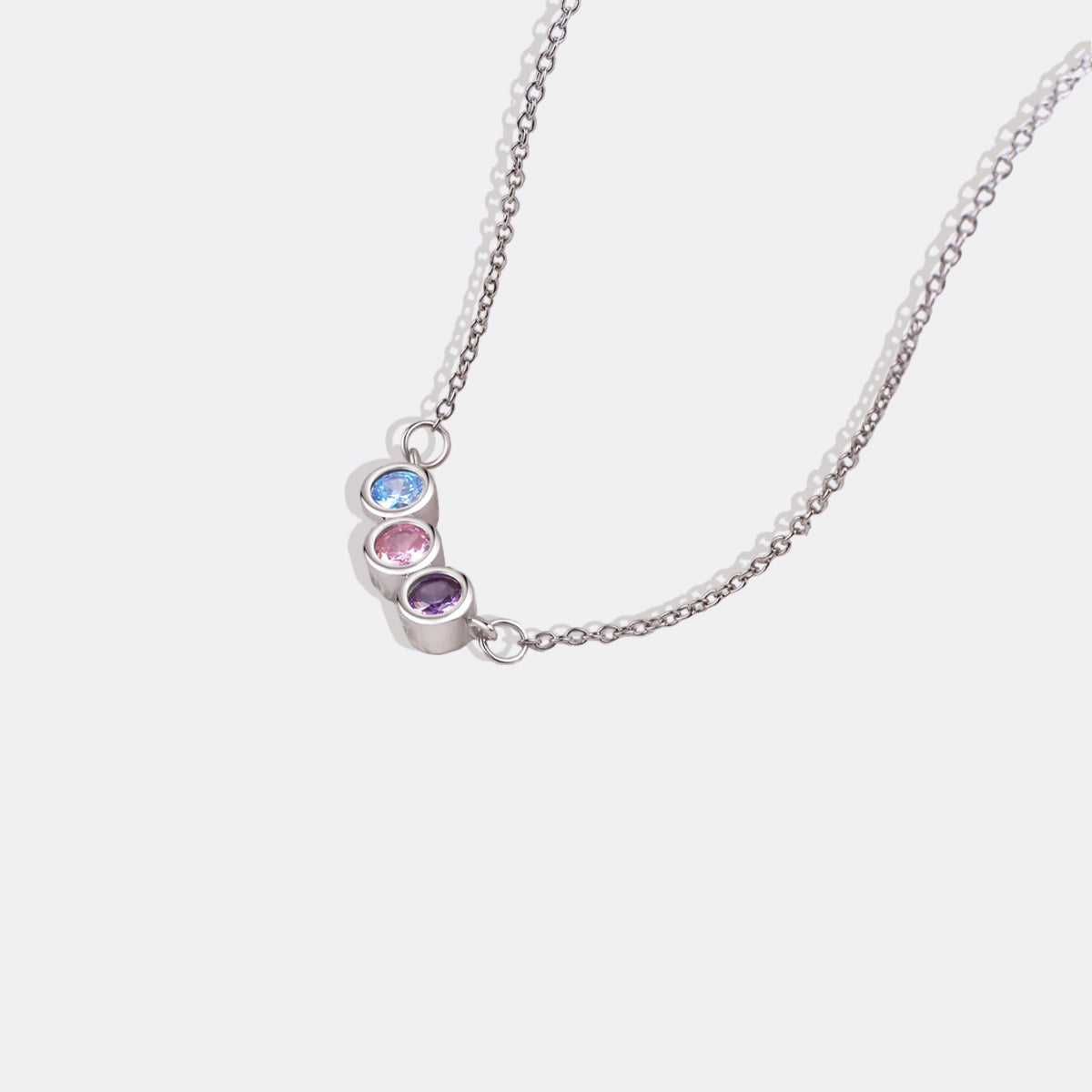 Personalized Birthstones Necklace