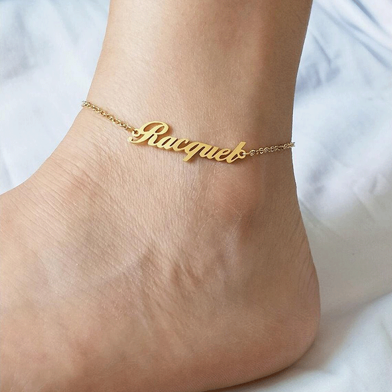 Personalized Name Anklet