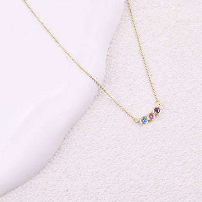 Personalized Birthstones Necklace