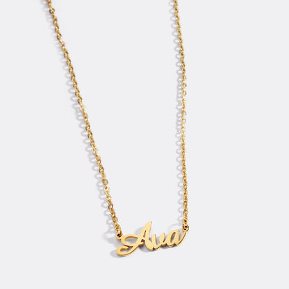 Personalized Quill Name Necklace