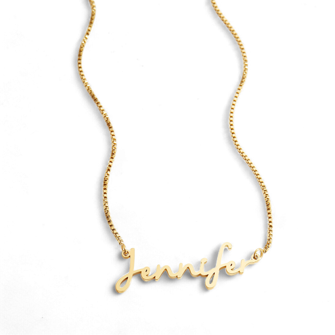 Personalized Modern Name Necklace