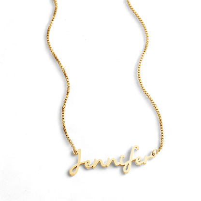 Personalized Modern Name Necklace