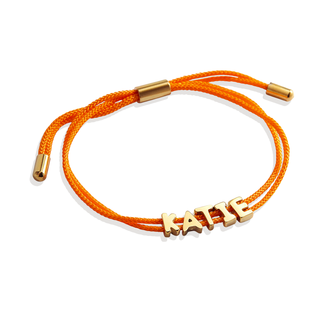 Customized Adjustable Name Bracelet