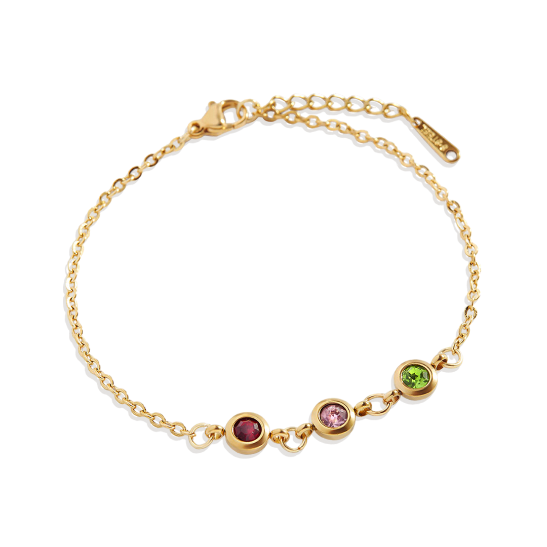 Custom Birthstone Bracelet