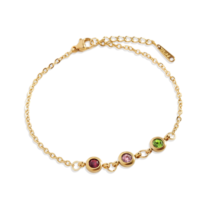 Custom Birthstone Bracelet