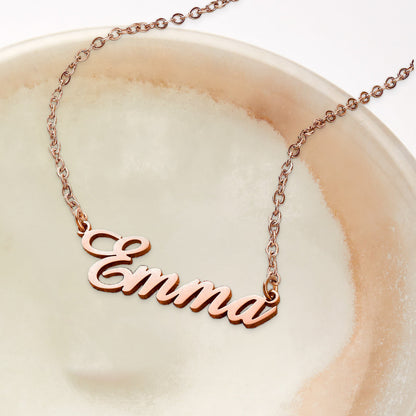 Personalized Quill Name Necklace