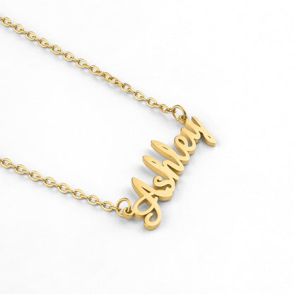 Personalized Quill Name Necklace