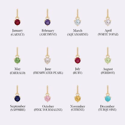 Customized Birthstone Mini Bar Necklace