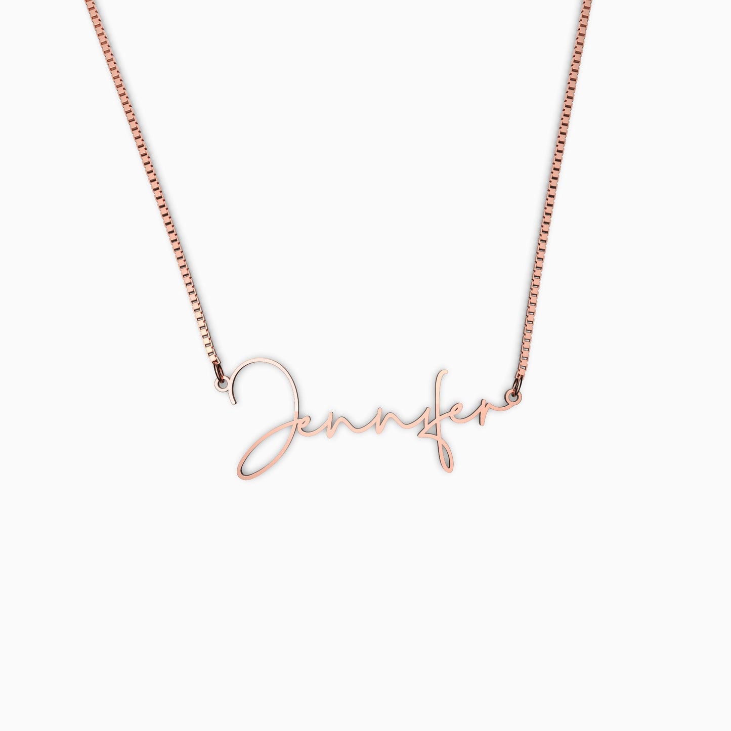 Personalized Modern Name Necklace