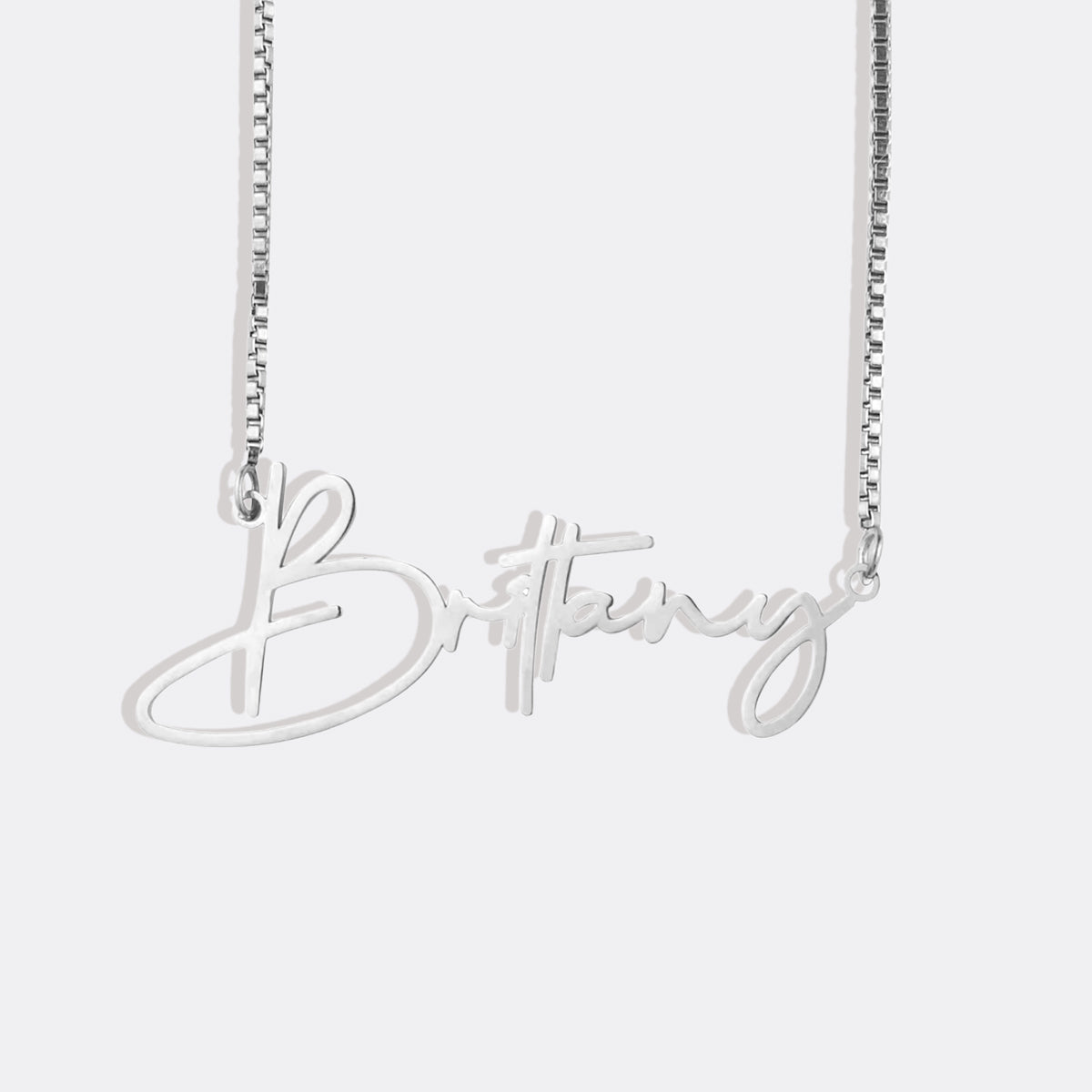 Personalized Modern Name Necklace