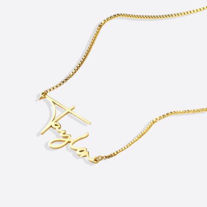 Personalized Modern Name Necklace