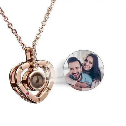 Customized Projection Photo Necklace Bracelet Keychain