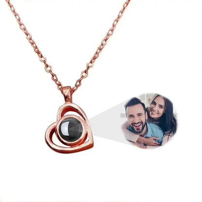 Customized Projection Photo Necklace Bracelet Keychain