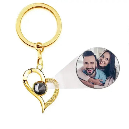 Customized Projection Photo Necklace Bracelet Keychain