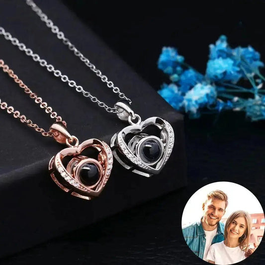 Personalized Projection Photo Jewelry Set